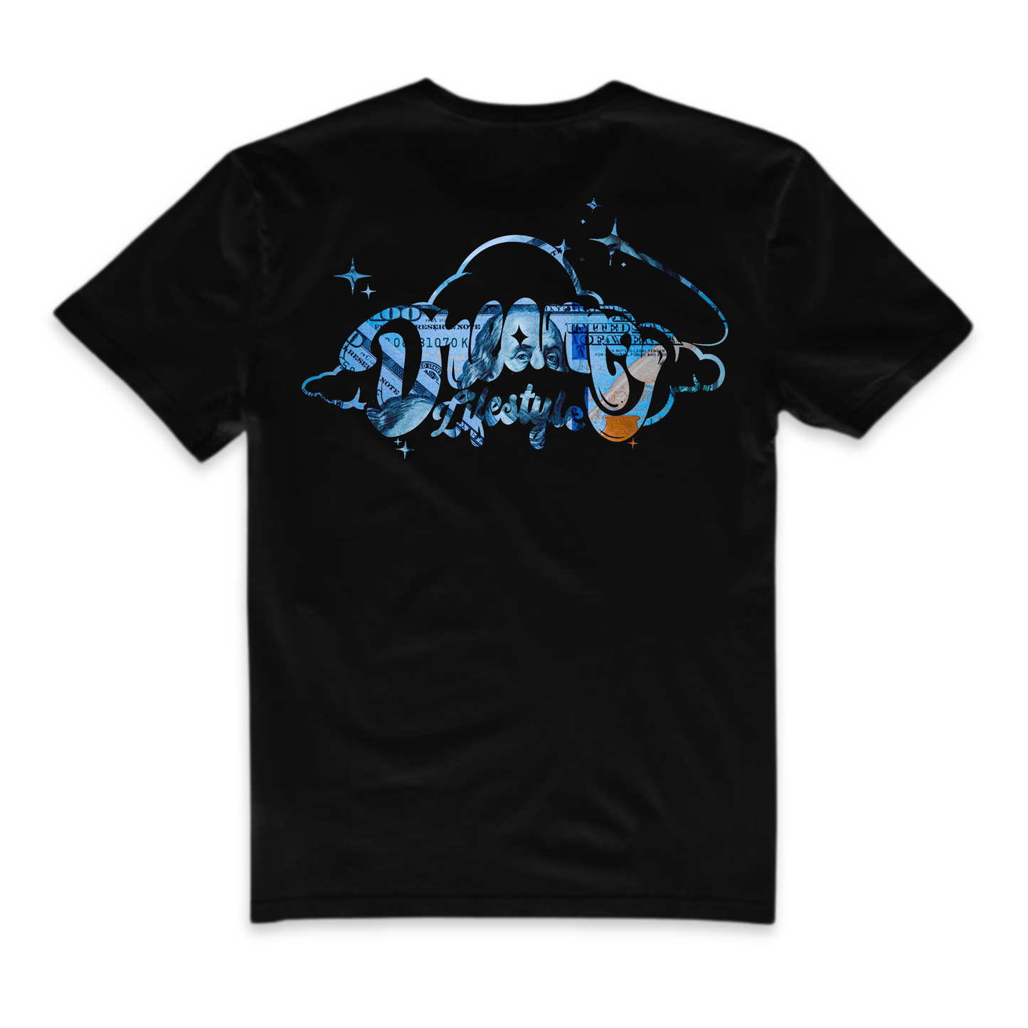 DREAMY Logo Blue Hunnid Tee - Black