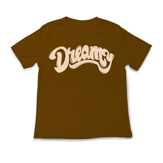 DREAMY Logo Unisex Tee - Brown